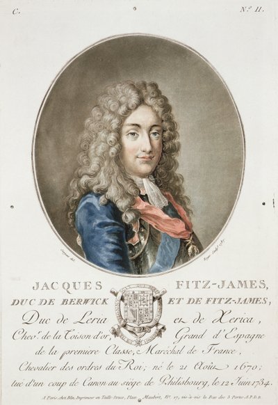 James Fitzjames (1670-1733), 1e hertog van Berwick, uit 